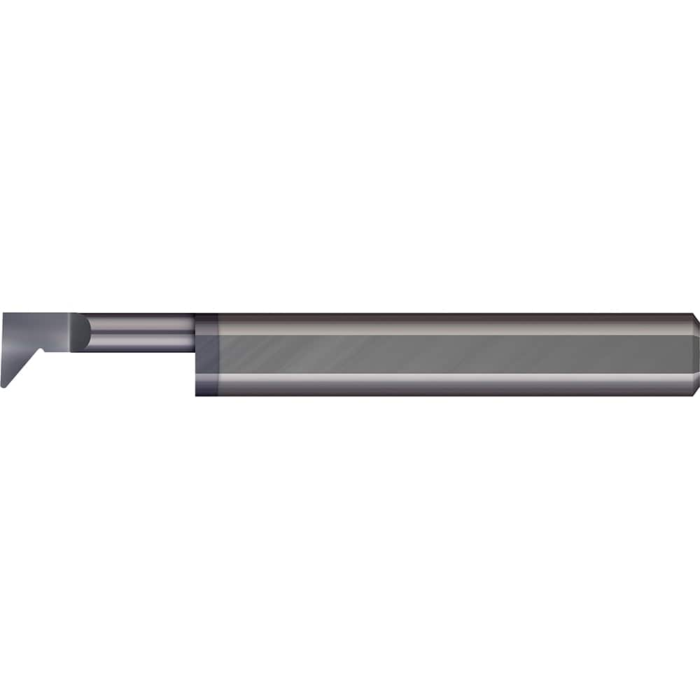 Profiling Tools; Minimum Bore Diameter (Decimal Inch): 7/32; Maximum Bore Depth (Decimal Inch): 1/2; Radius: 0.0080; Overall Length (Decimal Inch): 2-1/2; Shank Diameter (Inch): 1/4; Projection: Projection; Finish/Coating: AlTiN; Projection (Decimal Inch)