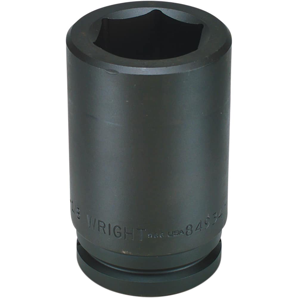 Wright Tool & Forge - Impact Sockets; Drive Size: 1-1/2 ; Size (mm): 60.0000 ; Type: Deep ; Style: Impact Socket ; Style: Impact Socket ; Style: Impact Socket - Exact Industrial Supply