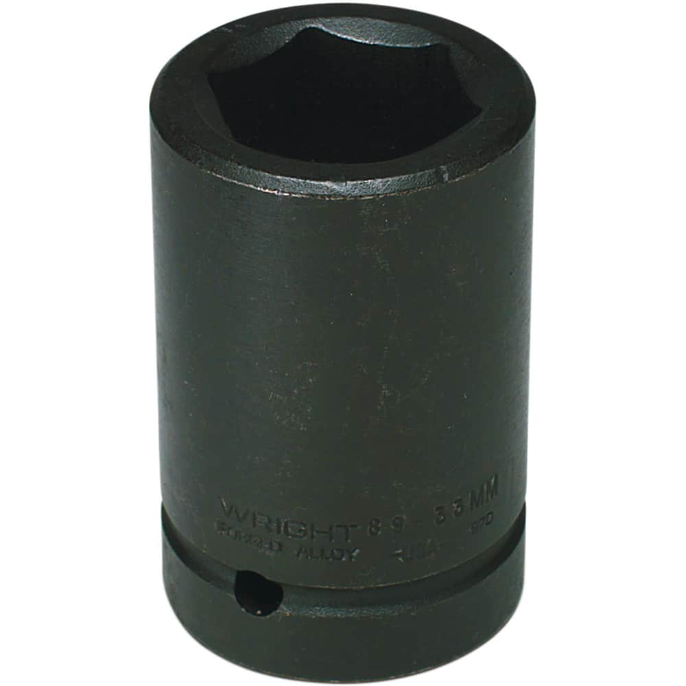 Wright Tool & Forge - Impact Sockets; Drive Size: 1 ; Size (mm): 24.0000 ; Type: Deep ; Style: Impact Socket ; Style: Impact Socket ; Style: Impact Socket - Exact Industrial Supply