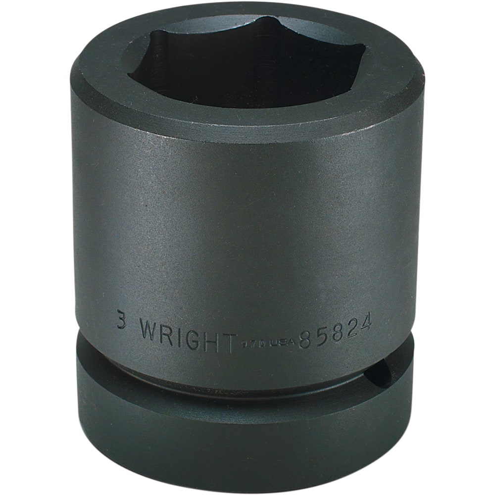 Wright Tool & Forge - Impact Sockets; Drive Size: 2-1/2 ; Size (mm): 120.0000 ; Type: Standard ; Style: Impact Socket ; Style: Impact Socket ; Style: Impact Socket - Exact Industrial Supply