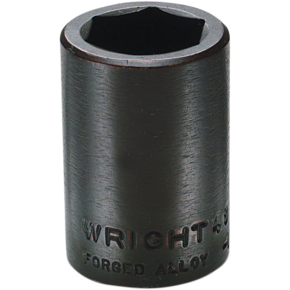 Wright Tool & Forge - Impact Sockets; Drive Size: 1/2 ; Size (mm): 25.0000 ; Type: Standard ; Style: Impact Socket ; Style: Impact Socket ; Style: Impact Socket - Exact Industrial Supply