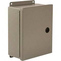 Wiegmann - NEMA 4 Steel Standard Enclosure with Continuous Hinge Cover - Top Tool & Supply