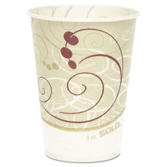 DART - Waxed Paper Cold Cups, 9 oz, Symphony Design, 100/Bag - Top Tool & Supply