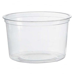 Deli Containers, Clear, 16 oz, 50/Pack, 10 Packs/Carton