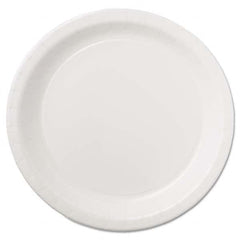 Hoffmaster - Coated Paper Dinnerware, Plate, 9", White, 50/Pack, 10 Packs/Carton - Top Tool & Supply