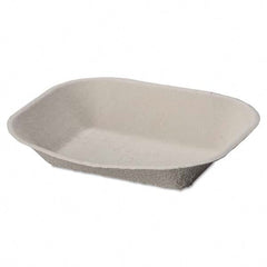 Chinet - Savaday Molded Fiber Food Tray, 9 x 7, Beige, 250/Bag, 500/Carton - Top Tool & Supply