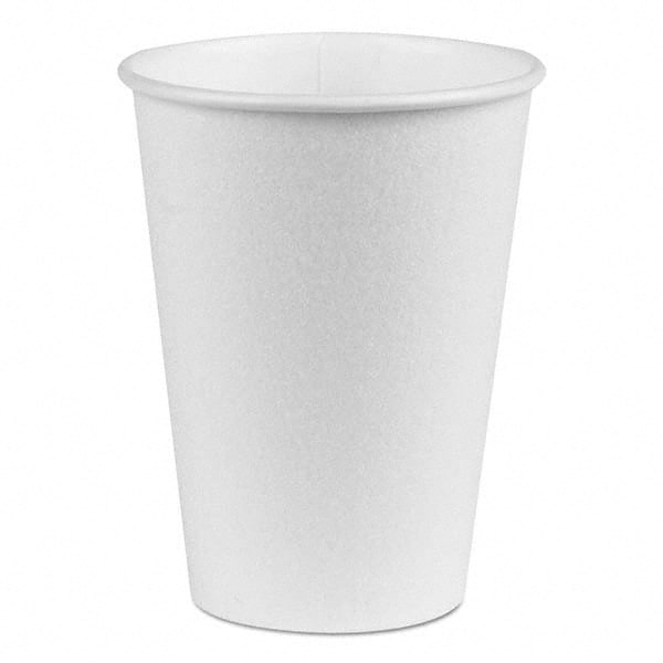 Dixie - PerfecTouch Hot/Cold Cups, 12 oz, White, 50/Bag, 20 Bags/Carton - Top Tool & Supply