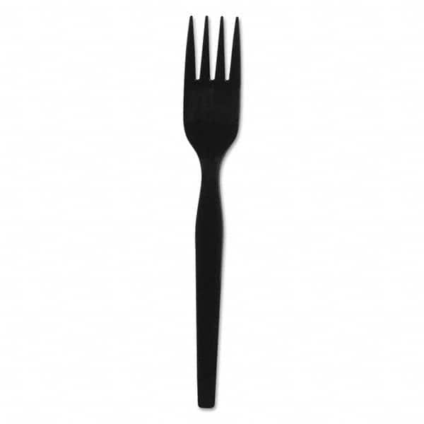 Dixie - SmartStock Plastic Cutlery Refill, Forks, 6", Black, 40/Pack, 24 Packs/CT - Top Tool & Supply