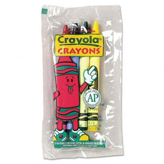 Crayola - Markers & Paintsticks Type: All Purpose Wax Crayon Color: Blue; Green; Red; Yellow - Top Tool & Supply