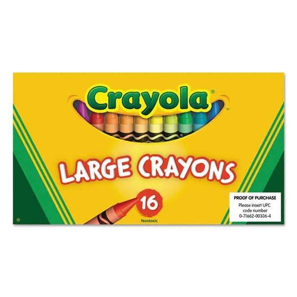 Crayola - Markers & Paintsticks Type: All Purpose Wax Crayon Color: Assorted - Top Tool & Supply