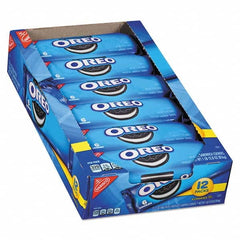 Nabisco - Snacks, Cookies, Candy & Gum Breakroom Accessory Type: Cookies Breakroom Accessory Description: Oreo Cookies Single Serve Packs, Chocolate, 2.4oz Pack, 6 Cookies/Pack, 12Pk/Bx - Top Tool & Supply