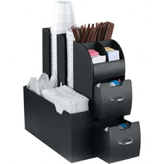 Mind Reader - Condiments & Dispensers Breakroom Accessory Type: Condiment Dispenser Breakroom Accessory Description: Coffee Condiment Caddy Organizer - Top Tool & Supply