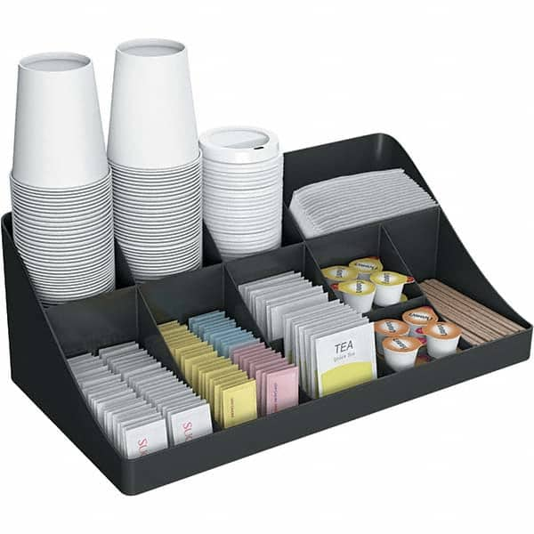 Mind Reader - Condiments & Dispensers Breakroom Accessory Type: Condiment Dispenser Breakroom Accessory Description: 11-Compartment Coffee Condiment Organizer - Top Tool & Supply