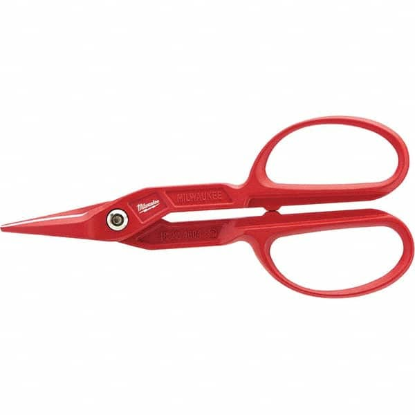 Milwaukee Tool - Snips Snip Type: Tinner's Snip Cut Direction: Straight - Top Tool & Supply