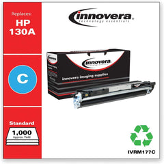 Laser Printer: Cyan Use with Innovera Toner Cartridge Replacement for HP Color Laserjet Pro MFP M176, M177FW