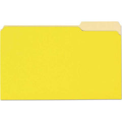 UNIVERSAL - File Folders, Expansion Folders & Hanging Files Folder/File Type: File Folders with Top Tab Color: Light Yellow - Top Tool & Supply