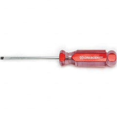 Crescent - Slotted Screwdrivers Tool Type: Screwdriver Overall Length Range: 7" - 9.9" - Top Tool & Supply