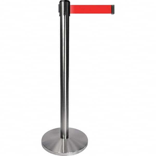 Tensator - Barrier Posts Type: Tensabarrier Post Post Color/Finish: Satin Chrome - Top Tool & Supply