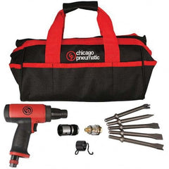 Chicago Pneumatic - 3,500 BPM, 2.64" Long Stroke, Air Chipping Hammer - Top Tool & Supply