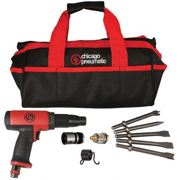 Chicago Pneumatic - 2,500 BPM, 3-1/2" Long Stroke, Air Chipping Hammer - Top Tool & Supply