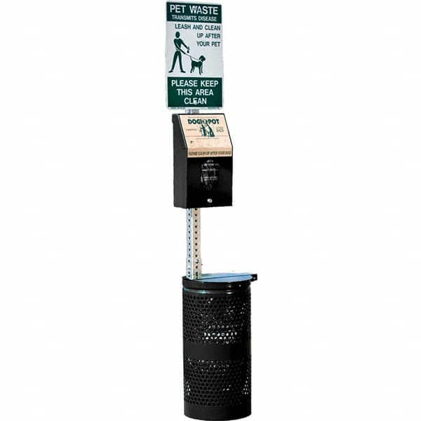 DOGIPOT - Pet Waste Stations Mount Type: Pole Mount Overall Height Range (Feet): 4' - 8' - Top Tool & Supply