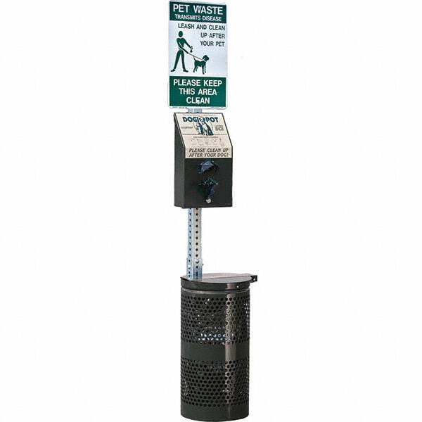 DOGIPOT - Pet Waste Stations Mount Type: Pole Mount Overall Height Range (Feet): 4' - 8' - Top Tool & Supply