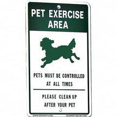 DOGIPOT - Pet Waste Station Accessories Type: Reflective Pet Sign Material: Aluminum - Top Tool & Supply