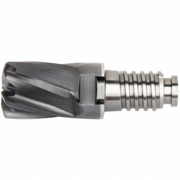 Kennametal - Corner Radius & Corner Chamfer End Mill Heads Mill Diameter (Inch): 1/2 Mill Diameter (Decimal Inch): 0.5000 - Top Tool & Supply