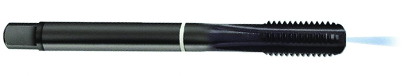 M8 x 1.0 Dia. - 6H - 4 FLX - Cobalt Semi-Bott White Ring Tap - Blk-Ox-Coolant-FORM-C - Top Tool & Supply