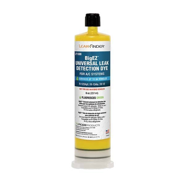 Leak Finder - Automotive Leak Detection Dyes Applications: Refrigeration Container Size: 8 oz. - Top Tool & Supply