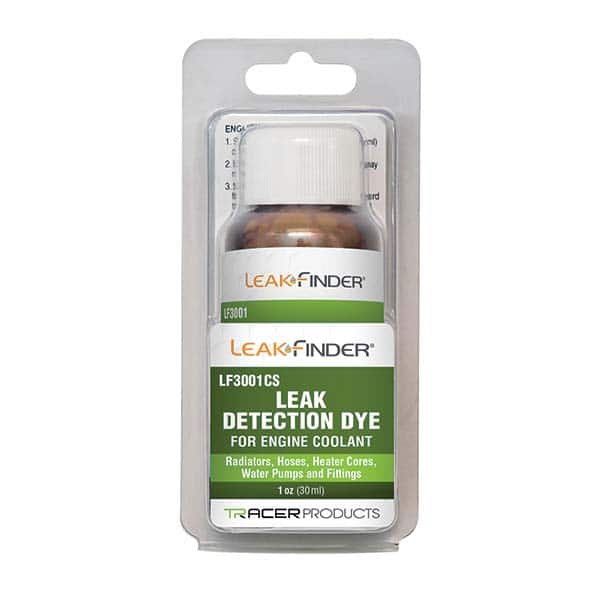 Leak Finder - Automotive Leak Detection Dyes Applications: Coolant Container Size: 1 oz. - Top Tool & Supply