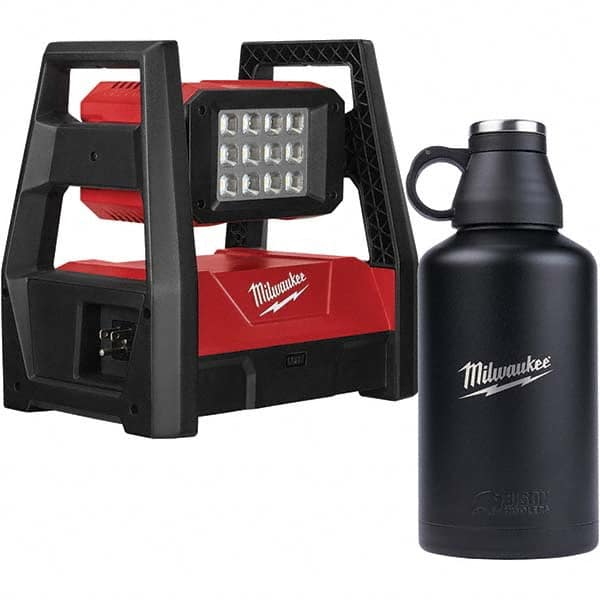 Milwaukee Tool - Cordless Work Lights Voltage: 18 Run Time: 9 Hrs. - Top Tool & Supply