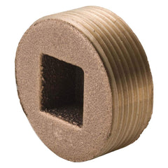 Merit Brass - Brass & Chrome Pipe Fittings Type: Countersunk Plug Fitting Size: 1 - Top Tool & Supply