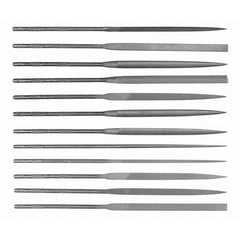 Simonds File - File Sets File Set Type: Needle File Types Included: Square; Round; Half Round; Slitting; Flat; Marking; Knife; Crossing; Three Square; Barrette; Equalling - Top Tool & Supply