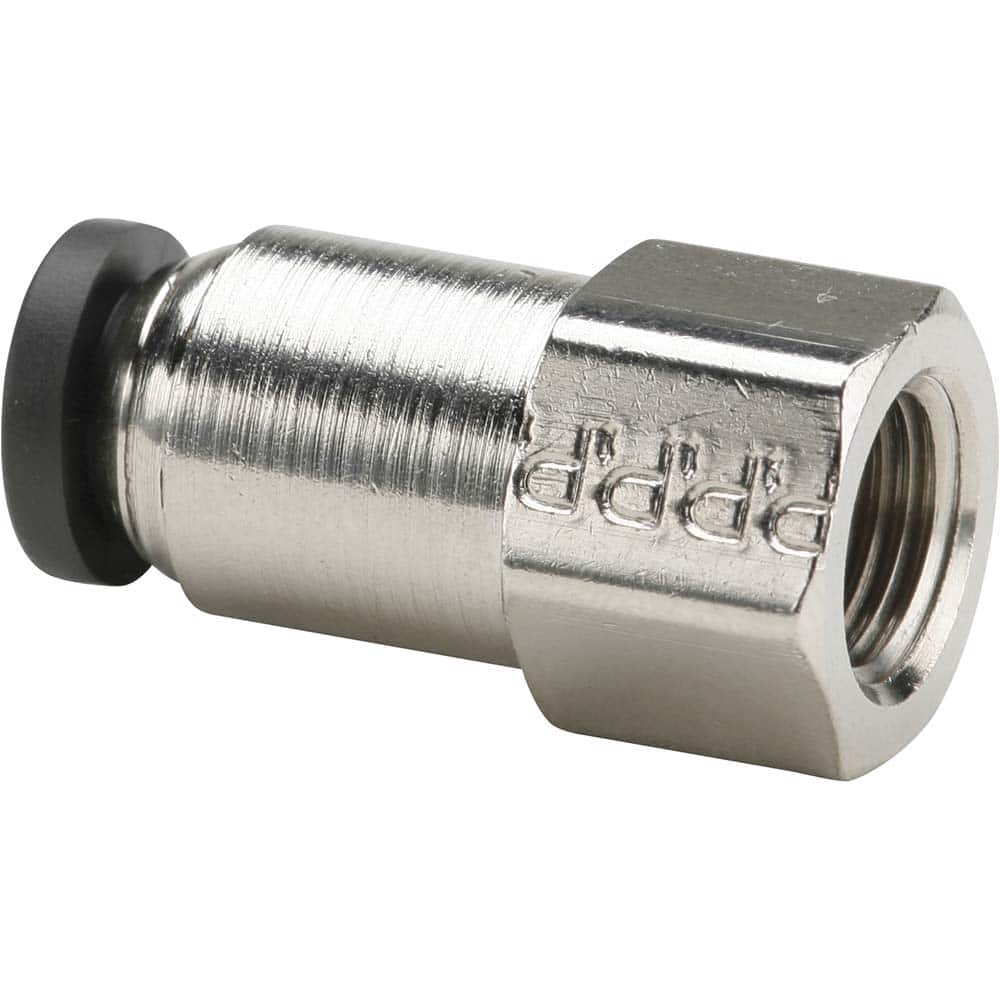 Parker - Metal Push-To-Connect Tube Fittings Type: Male Swivel Branch Tee Tube Outside Diameter (Inch): 1/4 - Exact Industrial Supply