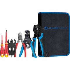 Jonard Tools - Crimpers Type: Solar Panel Crimping Tool Kit Capacity: 14, 12, or 10 AWG - Top Tool & Supply