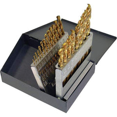 Cle-Line - Drill Bit Sets System of Measurement: Inch Drill Bit Material: High Speed Steel - Top Tool & Supply