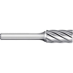 Titan USA - Burrs; Head Shape: Cylinder w/End Cut ; Industry Specification: SB-5NF ; Tooth Style: Aluma Cut ; Cutting Diameter (Inch): 1/2 ; Cutting Diameter (Decimal Inch): 0.5000 ; Shank Diameter (Inch): 1/4 - Exact Industrial Supply