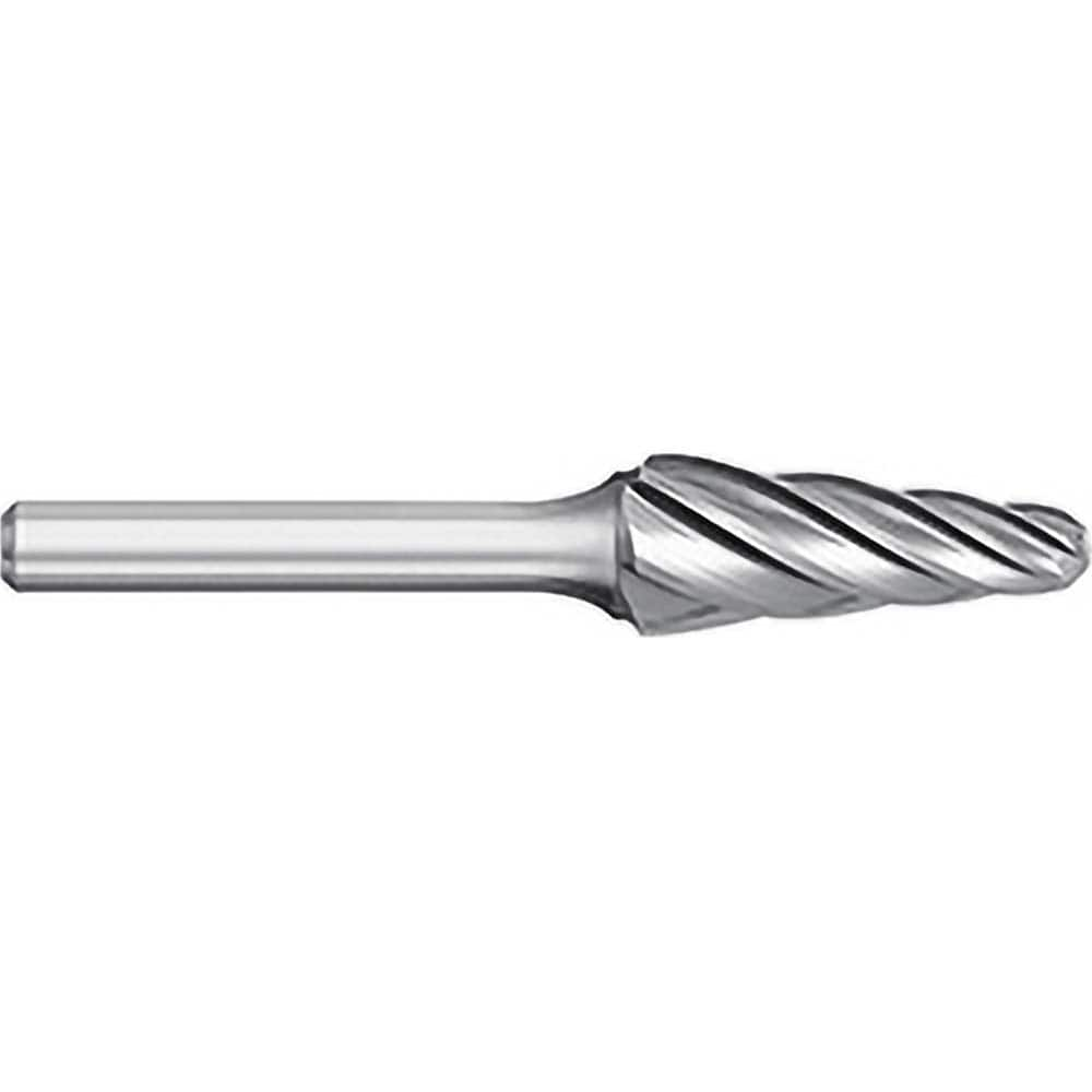 Titan USA - Burrs; Head Shape: Taper ; Industry Specification: SL-5NF ; Tooth Style: Aluma Cut ; Cutting Diameter (Inch): 5/8 ; Cutting Diameter (Decimal Inch): 0.6250 ; Shank Diameter (Inch): 1/4 - Exact Industrial Supply