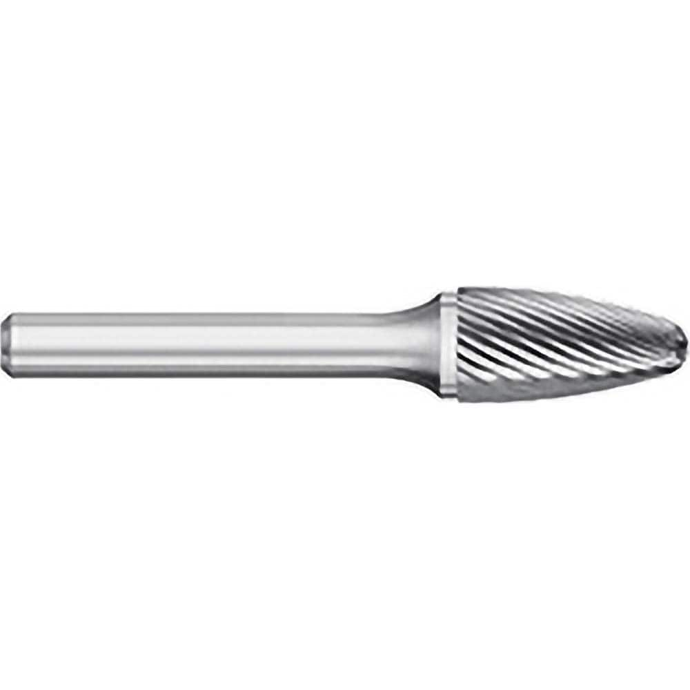 Titan USA - Burrs; Head Shape: Tree w/Radius ; Industry Specification: SF-13 ; Tooth Style: Single Cut ; Cutting Diameter (Inch): 1/2 ; Cutting Diameter (Decimal Inch): 0.5000 ; Shank Diameter (Inch): 1/4 - Exact Industrial Supply