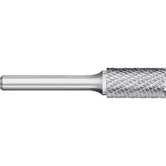 Titan USA - Burrs; Head Shape: Cylinder w/End Cut ; Industry Specification: SB-2 ; Tooth Style: Double Cut ; Cutting Diameter (Inch): 5/16 ; Cutting Diameter (Decimal Inch): 0.3125 ; Shank Diameter (Inch): 1/4 - Exact Industrial Supply