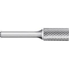 Titan USA - Burrs; Head Shape: Cylinder ; Industry Specification: SA-15 ; Tooth Style: Single Cut ; Cutting Diameter (Inch): 3/4 ; Cutting Diameter (Decimal Inch): 0.7500 ; Shank Diameter (Inch): 1/4 - Exact Industrial Supply