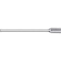 Titan USA - Burrs; Head Shape: Cylinder ; Industry Specification: SA-41L2 ; Tooth Style: Single Cut ; Cutting Diameter (Inch): 1/16 ; Cutting Diameter (Decimal Inch): 0.0625 ; Shank Diameter (Inch): 1/8 - Exact Industrial Supply