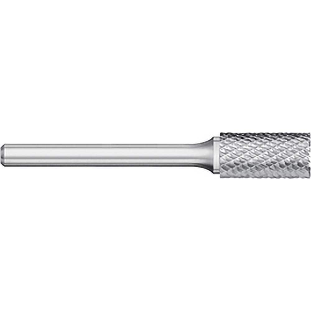 Titan USA - Burrs; Head Shape: Cylinder w/End Cut ; Industry Specification: SB-43L2 ; Tooth Style: Double Cut ; Cutting Diameter (Inch): 1/8 ; Cutting Diameter (Decimal Inch): 0.1250 ; Shank Diameter (Inch): 1/8 - Exact Industrial Supply