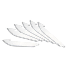 Outdoor Edge - Knife Blades; Type: RazorSafe Replacement Blade ; Material: Japanese 420J2 Stainless Steel ; Overall Length (Inch): 3.0 ; Number of Blades: 6 - Exact Industrial Supply