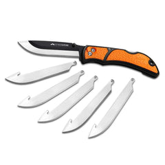 Outdoor Edge - Pocket & Folding Knives; Knife Type: Folding Knife ; Edge Type: Plain Edge ; Blade Length (Inch): 3-1/2 ; Handle Material: Glass-Reinforced Nylon with TPE ; Closed Length: 4-1/2 (Inch); Number of Edges: 1 - Exact Industrial Supply