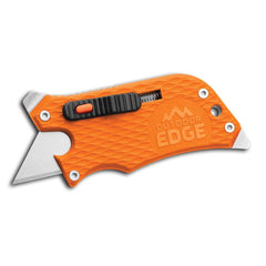 Outdoor Edge - Utility Knives, Snap Blades & Box Cutters; Type: Utility Knife ; Blade Type: Plain Edge ; Number of Blades Included: 1 ; Number of Blades: 1 ; Handle Material: Glass-Reinforced Nylon ; Color: Orange - Exact Industrial Supply