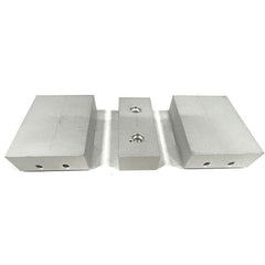 TE-CO - Vise Jaw Sets; Jaw Width (mm): 152.4 ; Jaw Width (Inch): 6 ; Jaw Width (Decimal Inch): 6 ; Set Type: Component Kit ; Material: Aluminum ; Vise Compatibility: 4" Vises - Exact Industrial Supply