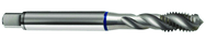 10-24 2B 3-Flute Cobalt Blue Ring Semi-Bottoming 40 degree Spiral Flute Tap-Bright - Top Tool & Supply