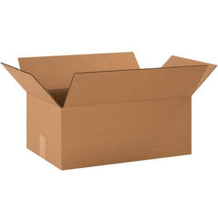 Made in USA - Pack of (25) 12" Wide x 20" Long x 7" High Corrugated Shipping Box - Top Tool & Supply